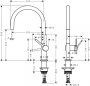 Hansgrohe Talis M54 konyhai csaptelep 220 Eco 1 jet, króm 72843000