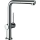 Hansgrohe Talis M54 konyhai csaptelep 270 Eco 1jet, kihúzható zuhanyfejjel, króm 72845000