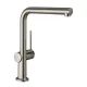 Hansgrohe Talis M54 konyhai csaptelep nyíltrendszerű vízmelegítőkhöz kihúzható kifolyóval, rozsdamentes acél hatású 72860800