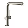 Hansgrohe Talis M54 konyhai csaptelep nyíltrendszerű vízmelegítőkhöz kihúzható kifolyóval, rozsdamentes acél hatású 72860800