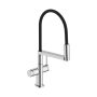 Hansgrohe Talis Select M54 PowderSpray egykaros konyhai csaptelep 3 jet Semi-Pro, króm/ matt fekete 72861000