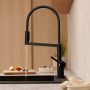 Hansgrohe Talis Select M54 PowderSpray egykaros konyhai csaptelep 3 jet Semi-Pro, matt fekete 72861670