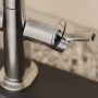 Hansgrohe Talis Select M54 PowderSpray egykaros konyhai csaptelep 3 jet Semi-Pro, rozsdamentes acél hatású /matt fekete 72861800