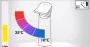 Hansgrohe Tecturis E 80 mosdó csaptelep lefolyógarnitúrával, CoolStart, szálcsiszolt bronz 73002140