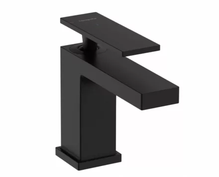 Hansgrohe Tecturis E 80 mosdó csaptelep automata lefolyógarnitúrával, CoolStart, matt fekete 73002670