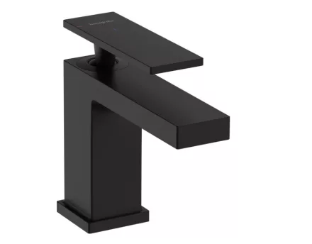 Hansgrohe Tecturis E hidegindítású mosdó csaptelep 80 automata lefolyógarnitúrával, matt fekete 73004670