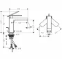 HansGrohe Tecturis E 110 víztakarékos mosdó csaptelep automata lefolyógarnitúrával, szálcsiszolt bronz 73010140