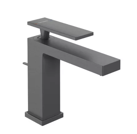 Hansgrohe Tecturis E 110 mosdó csaptelep lefolyógarnitúra nélkül, szálcsiszolt fekete króm 73011340