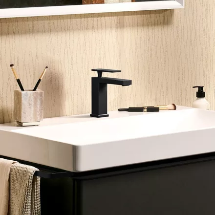 Hansgrohe Tecturis E 110 mosdó csaptelep lefolyógarnitúra nélkül, matt fekete 73011670