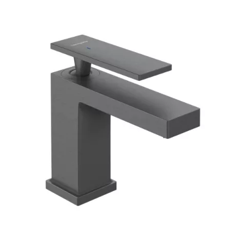 Hansgrohe Tecturis E Pillar 80 hidegvizes mosdó csaptelep szálcsiszolt fekete króm 73013340