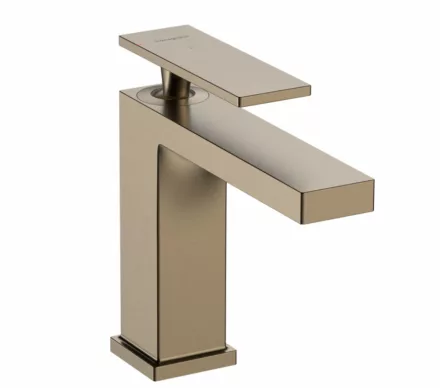 Hansgrohe Tecturis E 110 mosdó csaptelep lefolyógarnitúrával, CoolStart, szálcsiszolt bronz 73014140