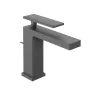 Hansgrohe Tecturis E 110 mosdó csaptelep automata lefolyógarnitúrával CoolStart szálcsiszolt fekete króm 73014340