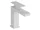 Hansgrohe Tecturis E mosdó csaptelep 110 automata lefolyógarnitúrával CoolStart, matt fehér 73018700