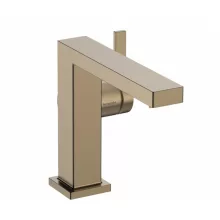   Hansgrohe Tecturis E mosdó csaptelep Fine 110 Push-open lefolyóval, CoolStart, szálcsiszolt bronz 73020140