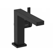   Hansgrohe Tecturis E mosdó csaptelep Fine 110 Push-open lefolyóval, CoolStart, matt fekete 73020670