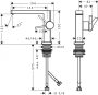 Hansgrohe Tecturis E mosdócsaptelep Fine 110, CoolStart, lefolyógarnitúra nélkül, króm 73021000