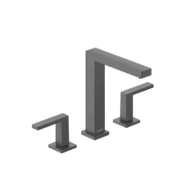 Hansgrohe Tecturis E 150 víztakarékos 3 lyukú mosdócsaptelep Push-open lefolyógarnitúrával szálcsiszolt fekete króm 73030340