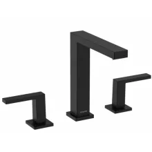 Hansgrohe Tecturis E 150 víztakarékos 3 lyukú mosdócsaptelep Push-open lefolyógarnitúrával matt fekete 73030670