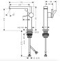 Hansgrohe Tecturis E víztakarékos mosdó csaptelep Fine 150, CoolStart, króm 73041000