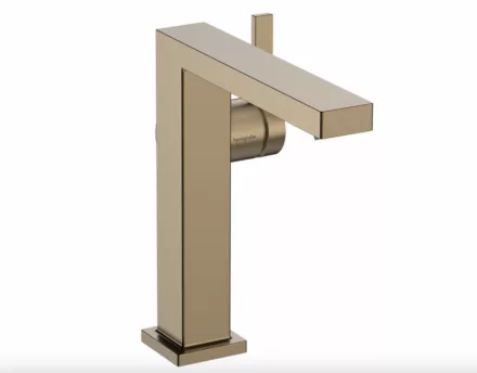 Hansgrohe Tecturis E Fine 150 víztakarékos mosdó csaptelep CoolStart szálcsiszolt bronz 73041140