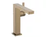Hansgrohe Tecturis E egykaros mosdó csaptelep Fine 150 Push-Open lefolyógarnitúrával CoolStart, szálcsiszolt bronz 73042140