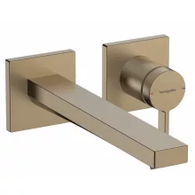 Hansgrohe Tecturis E víztakarékos falsík alatti mosdó csaptelep szálcsiszolt bronz 73051140