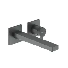 Hansgrohe Tecturis E víztakarékos falsík alatti mosdó csaptelep szálcsiszolt fekete króm 73051340