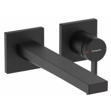   Hansgrohe Tecturis E víztakarékos falsík alatti mosdó csaptelep, matt fekete 73051670