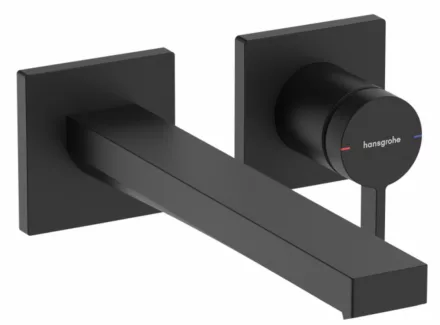 Hansgrohe Tecturis E víztakarékos falsík alatti mosdó csaptelep matt fekete 73051670