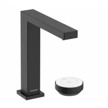 Hansgrohe Tecturis E 150 hidegindítású 2 lyukú mosdó csaptelep lefolyógarnitúrával matt fekete 73053670