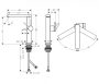 Hansgrohe Tecturis E mosdó csaptelep Fine 210 lefolyógarnitúrával, CoolStart, króm 73060000