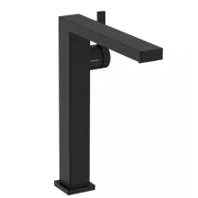 Hansgrohe Tecturis E Fine 240 mosdó csaptelep Push-open lefolyógarnitúrával CoolStart matt fekete 73070670