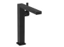 Hansgrohe Tecturis E mosdó csaptelep Fine 240 Push-Open lefolyógarnitúrával CoolStart, matt fekete 73073670