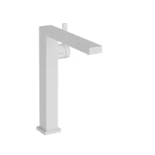   Hansgrohe Tecturis E mosdó csaptelep Fine 240 Push-Open lefolyógarnitúrával CoolStart, matt fehér 73073700