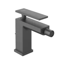 Hansgrohe Tecturis E álló bidé csaptelep automata Pop-Up lefolyógarnitúrával szálcsiszolt fekete króm 73200340