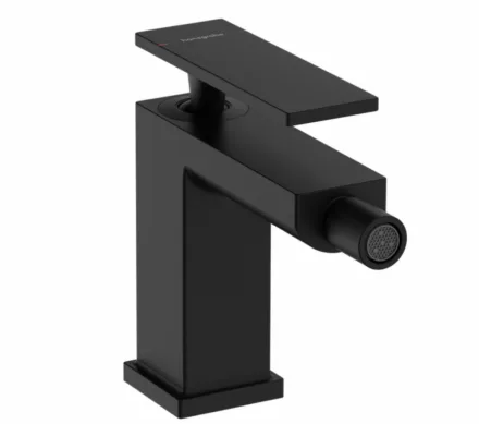 Hansgrohe Tecturis E álló bidé csaptelep automata pop-up lefolyógarnitúrával matt fekete 73200670 – SzaniterOnline