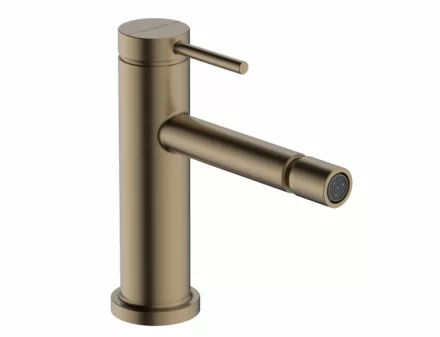Hansgrohe Tecturis S álló bidé csaptelep automata lefolyógarnitúrával szálcsiszolt bronz 73201140 – SzaniterOnline