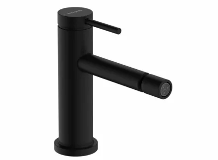 Hansgrohe Tecturis S álló bidé csaptelep automata lefolyógarnitúrával matt fekete 73201670 – SzaniterOnline