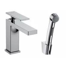   Hansgrohe Tecturis E 110 mosdó csaptelep bidé zuhannyal és lefolyógarnitúrával, króm 73210000