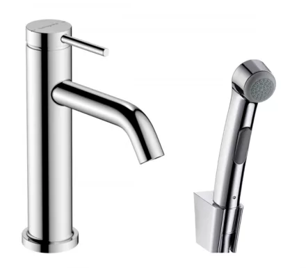 Hansgrohe Tecturis S mosdó csaptelep 110, bidette kézizuhannyal és zuhanytömlővel, króm 73211000