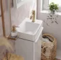 Hansgrohe Tecturis S 80 mosdó csaptelep CoolStart szálcsiszolt bronz 73301140 – SzaniterOnline