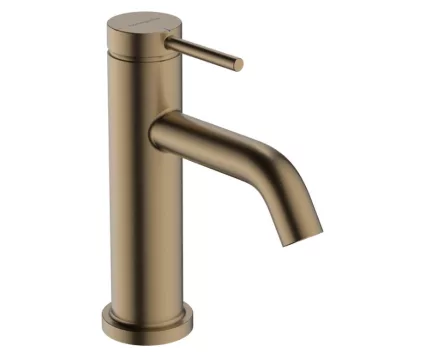 Hansgrohe Tecturis S hidegindítású mosdó csaptelep 80 automata lefolyógarnitúrával, szálcsiszolt bronz 73305140