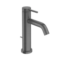 Hansgrohe Tecturis S 110 mosdó csaptelep automata lefolyógarnitúrával szálcsiszolt fekete króm 73310340 – SzaniterOnline