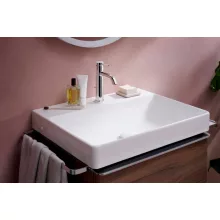   Hansgrohe Tecturis S 110 mosdó csaptelep automata lefolyógarnitúrával, CoolStart, króm 73314000