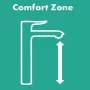 Hansgrohe Tecturis S Fine 110 mosdó csaptelep lefolyógarnitúrával CoolStart króm 73320000 – SzaniterOnline