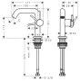 Hansgrohe Tecturis S Fine 110 mosdó csaptelep lefolyógarnitúrával CoolStart króm 73320000 – SzaniterOnline