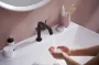 Hansgrohe Tecturis S Fine 110 mosdó csaptelep lefolyógarnitúrával CoolStart matt fekete 73320670 – SzaniterOnline