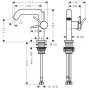 Hansgrohe Tecturis S Fine 110 mosdó csaptelep lefolyógarnitúrával CoolStart matt fehér 73320700 – SzaniterOnline