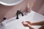 Hansgrohe Tecturis S 110 mosdó csaptelep lefolyógarnitúrával, CoolStart, matt fekete 73323670