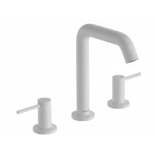   Hansgrohe Tecturis S 150 víztakarékos 3-lyukú mosdó csaptelep lefolyógarnitúrával, matt fehér 73330700